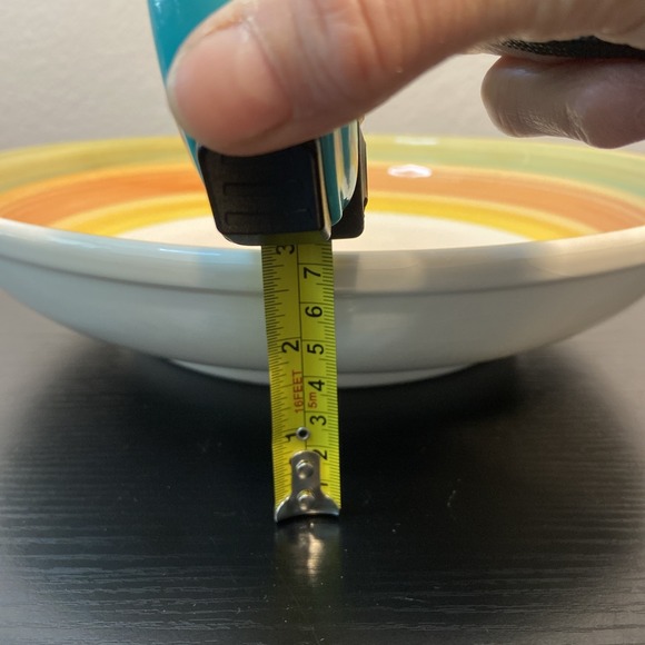 Tre Ci  Made in Italy  Large PASTA SERVING BOWL  Ceramic - 14" +4 Bowls - Picture 15 of 16